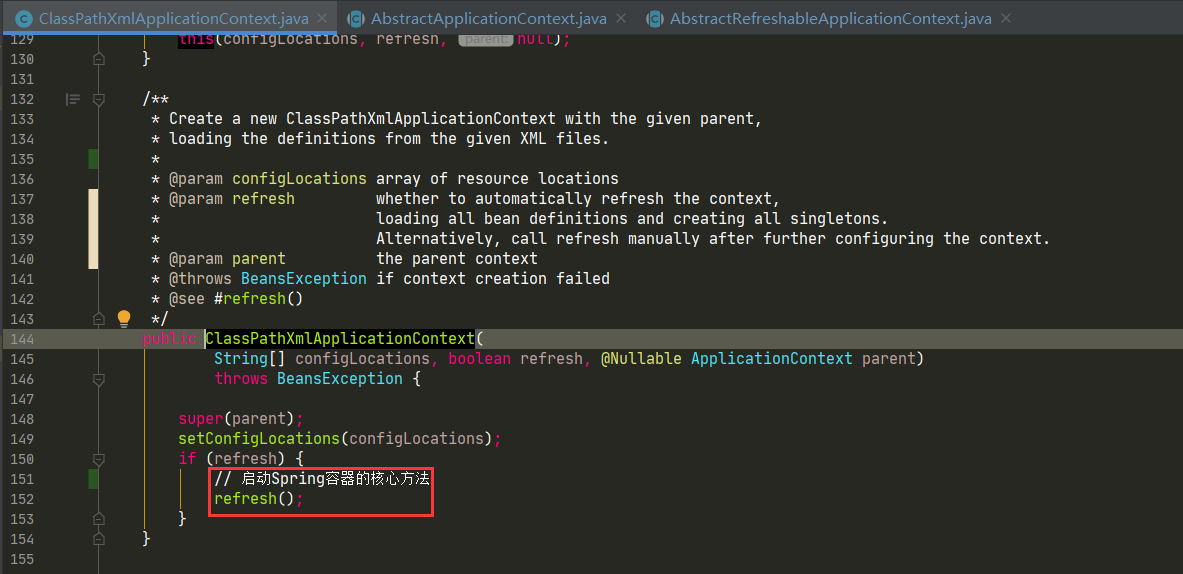 ClassPathXmlApplicationContext-refresh